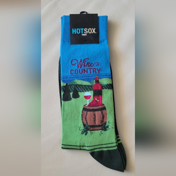 Hot Sox wine country socks - Picture 1 of 3